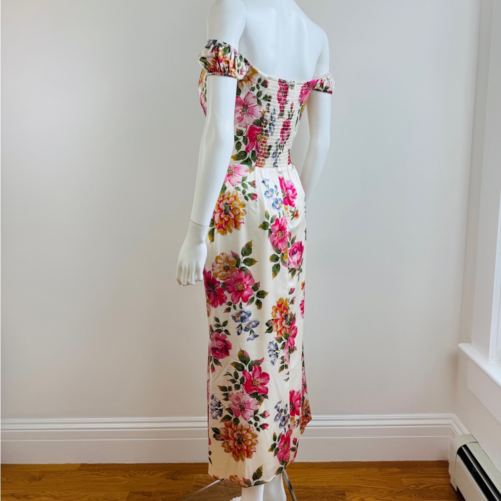 Reformation Pink Floral Midi Dress - Picture 6 of 9